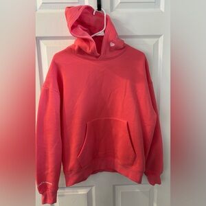 Pink Palm Puff “ chasing sunsets” Hoodie
